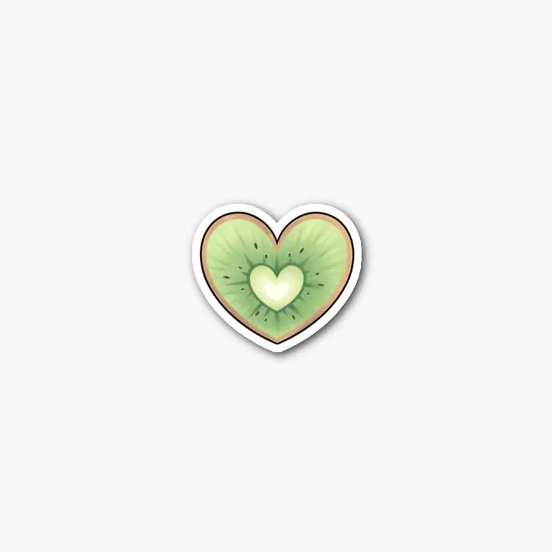 Kimandjax Heart Sticker