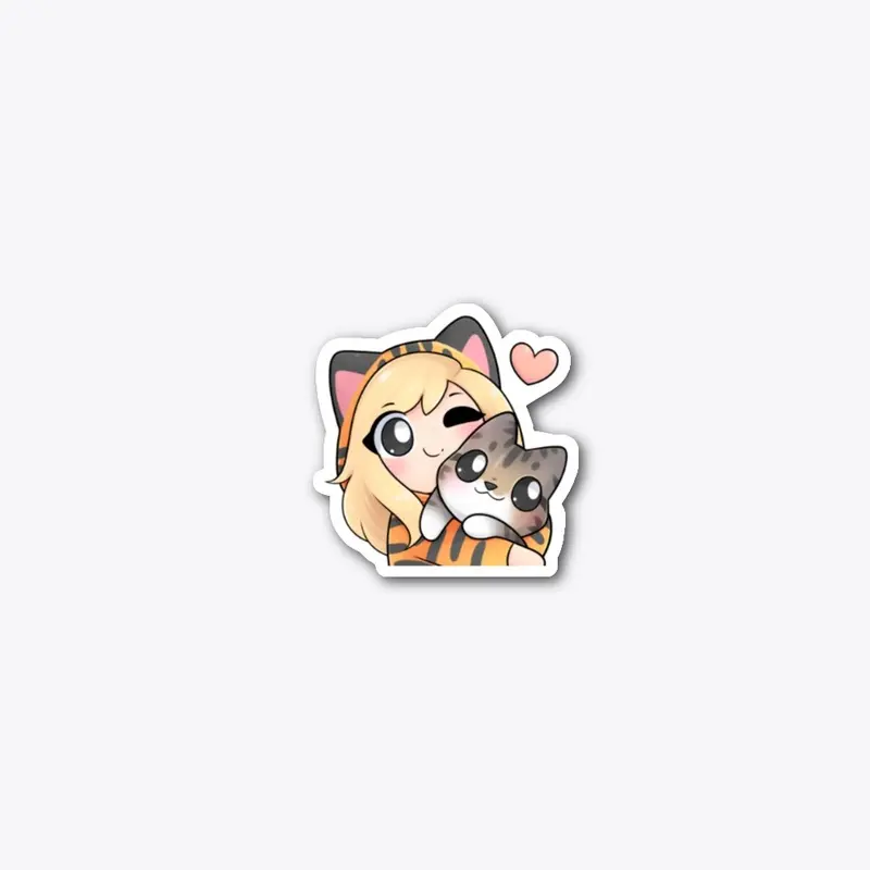 Kimandjax Hug Sticker