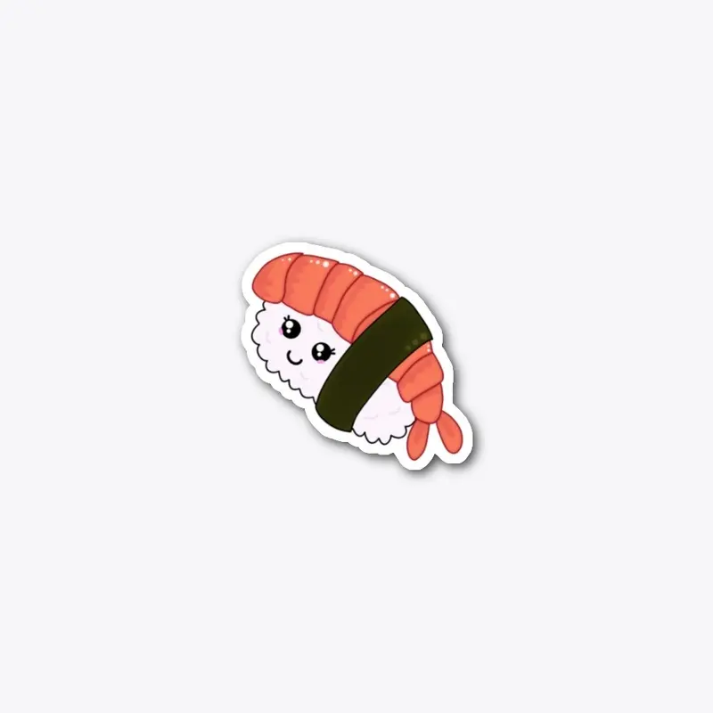 kimandjax sushi sticker